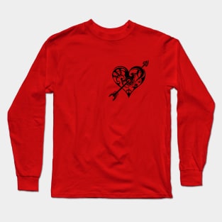 Tribal Heart Long Sleeve T-Shirt